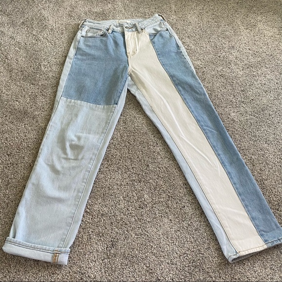 PacSun Denim - PacSun Hopper Patch Mom Jeans Sz 24